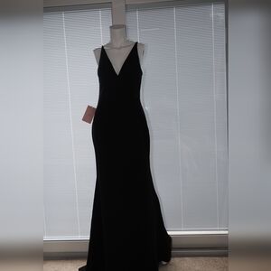 BHLDN Jones Gown Black Size 8 NWT